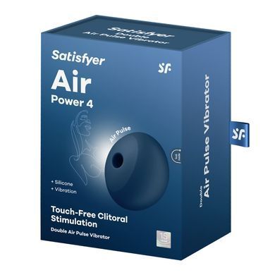 Вакуумний стимулятор з вібрацією Satisfyer Air Power 4, потужний та тихий SX2172 фото Купити Вакуумний стимулятор з вібрацією Satisfyer Air Power 4, потужний та тихий  Satisfyer (Німеччина) 1 588 грн