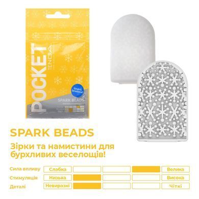 Мастурбатор TENGA Pocket Spark Beads SO5599 фото Купить   Tenga (Японія) 193 грн
