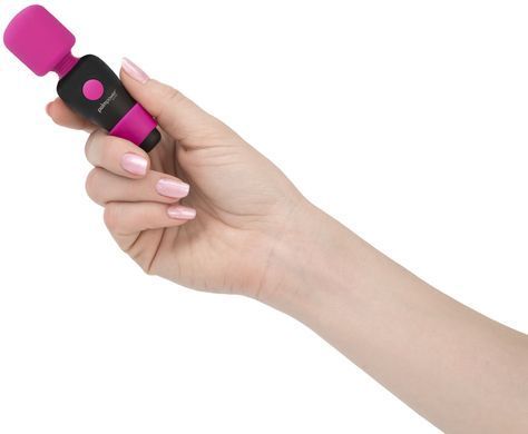 Мини-вибромассажер PalmPower Pocket с чехлом на молнии, водостойкий, перезаряжаемый, длина 9 см SO2735 фото Купить   PalmPower (Канада) 1 736 грн