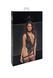 Боди Noir Handmade F297 Libido, M, черное, кружево, низ под латекс, открытый доступ, гартеры SX0220 фото 6