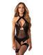 Боді Obsessive Dominna crotchless teddy S/M SX3562 фото 1