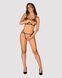 Еротичний комплект зі стреп Obsessive Badossa 2-pcs set L/XL, чорний, з доступом SO7218 фото 3