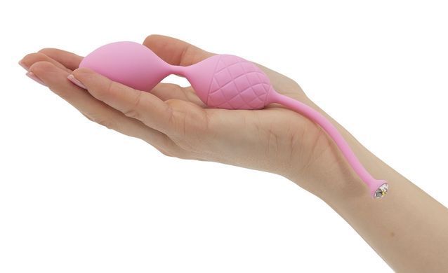 Розкішні вагінальні кульки PILLOW TALK - Frisky Pink з кристалом, діаметр 3,2 см, вага 49-75гр SO2721 фото Купити Розкішні вагінальні кульки PILLOW TALK - Frisky Pink з кристалом, діаметр 3,2 см, вага 49-75гр  Pillow Talk (Канада) 1 542 грн