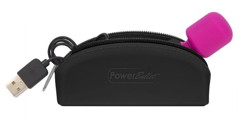 Мини-вибромассажер PalmPower Pocket с чехлом на молнии, водостойкий, перезаряжаемый, длина 9 см SO2735 фото Купить   PalmPower (Канада) 1 736 грн