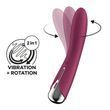 Вибратор точки G с вращением Satisfyer Spinning Vibe 1 Red, 2 мотора SX0558 фото Купить   Satisfyer (Німеччина) 2 217 грн