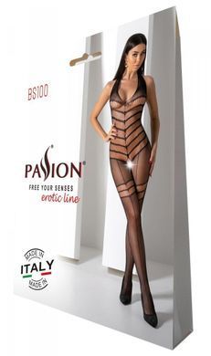 Бодістокінг з плетінням на животику Passion BS100 One Size, black, декоративний шов, з доступом SO8941 фото Купити Бодістокінг з плетінням на животику Passion BS100 One Size, black, декоративний шов, з доступом  Passion (Польща) 803 грн
