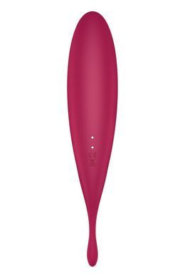 Смарт-вібратор для клітора з вакуумною стимуляцією Satisfyer Twirling Pro+ dark red SO6715 фото Купити Смарт-вібратор для клітора з вакуумною стимуляцією Satisfyer Twirling Pro+ dark red  Satisfyer (Німеччина) 2 217 грн