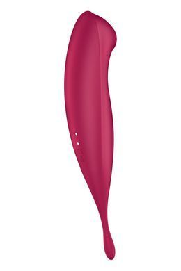Смарт-вібратор для клітора з вакуумною стимуляцією Satisfyer Twirling Pro+ dark red SO6715 фото Купити Смарт-вібратор для клітора з вакуумною стимуляцією Satisfyer Twirling Pro+ dark red  Satisfyer (Німеччина) 2 217 грн