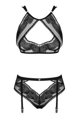 Комплект Obsessive Allastia 2-pcs set black S/M SX2577 фото Купити Комплект Obsessive Allastia 2-pcs set black S/M  Obsessive (Польща) 831 грн