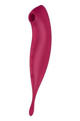 Смарт-вібратор для клітора з вакуумною стимуляцією Satisfyer Twirling Pro+ dark red SO6715 фото Купити Смарт-вібратор для клітора з вакуумною стимуляцією Satisfyer Twirling Pro+ dark red  Satisfyer (Німеччина) 2 217 грн