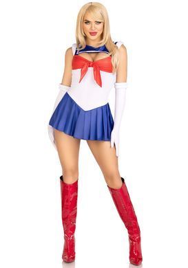 Еротичний костюм Сейлор Мун Leg Avenue Sexy Sailor XS, сукня, рукавички, бант SO9195 фото Купити Еротичний костюм Сейлор Мун Leg Avenue Sexy Sailor XS, сукня, рукавички, бант  Leg Avenue (США) 2 660 грн