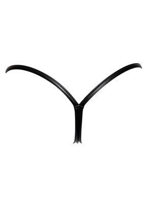 Трусики с мокрым эффектом Noir Handmade P008 Powerwetlook panty with gold clasp, S, на застежках SX0171 фото Купить   Noir Handmade (Польща) 794 грн