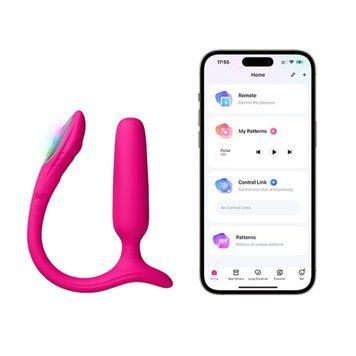 Анальная смарт-вибропробка Lovense Lush Anal, очень мощная, LED-подсветка. Lovense  &mdash; фото