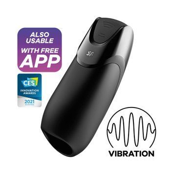 Смарт-мастурбатор з вібрацією Satisfyer Men Vibration+, 2 мотори, 14 режимів, водонепроникний SO8628 фото Купити Смарт-мастурбатор з вібрацією Satisfyer Men Vibration+, 2 мотори, 14 режимів, водонепроникний  Satisfyer (Німеччина) 2 540 грн