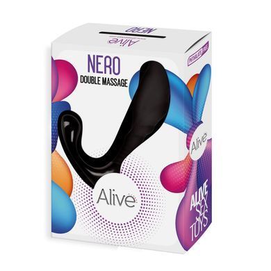 Найдешевший масажер простати Alive Nero для новачків, силікон і пластик, відмінно для старту AL20459 фото Купити Найдешевший масажер простати Alive Nero для новачків, силікон і пластик, відмінно для старту  Alive  803 грн