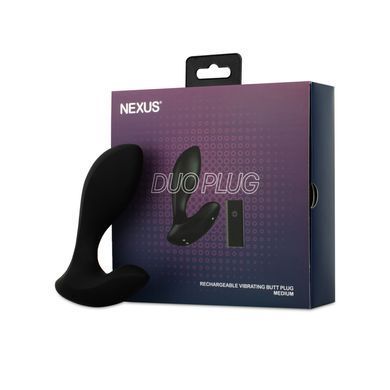 Анальна вібропробка Nexus DUO Plug Medium, пульт ДК SX2411 фото Купити Анальна вібропробка Nexus DUO Plug Medium, пульт ДК  Nexus (Великобританія) 3 233 грн