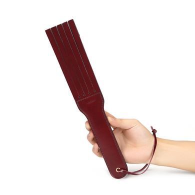 Двосторонній паддл Liebe Seele Wine Red Spanking Paddle, натуральна шкіра SO9456 фото Купити Двосторонній паддл Liebe Seele Wine Red Spanking Paddle, натуральна шкіра  Liebe Seele (Японія) 1 413 грн