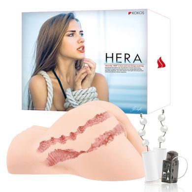 Мастурбатор Kokos Hera Hip Real 2WayPlus з функцією масажу та вібрацією SO2482 фото Купити Мастурбатор Kokos Hera Hip Real 2WayPlus з функцією масажу та вібрацією  Kokos (Південна Корея) 6 005 грн