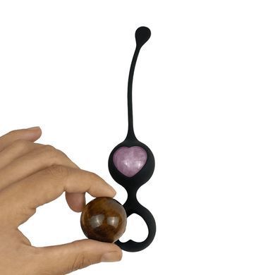 Вагинальные шарики Adrien Lastic Harmony Stones, полудрагоценные камни, диаметр 3 см, 2 держателя SX1272 фото Купить   Adrien Lastic  3 972 грн