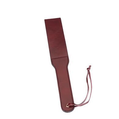 Двосторонній паддл Liebe Seele Wine Red Spanking Paddle, натуральна шкіра SO9456 фото Купити Двосторонній паддл Liebe Seele Wine Red Spanking Paddle, натуральна шкіра  Liebe Seele (Японія) 1 413 грн
