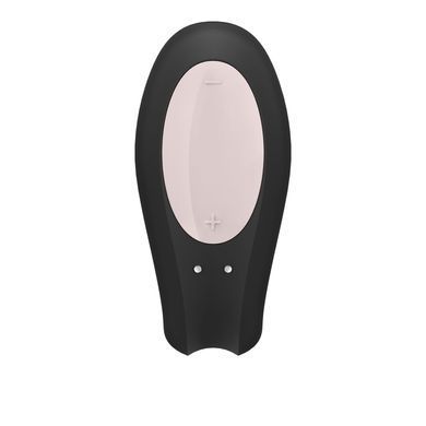 Смарт-вибратор для пар Satisfyer Double Joy Black с широким клиторальным стимулятором SO3898 фото Купить   Satisfyer (Німеччина) 1 903 грн