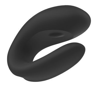 Смарт-вибратор для пар Satisfyer Double Joy Black с широким клиторальным стимулятором SO3898 фото Купить   Satisfyer (Німеччина) 1 903 грн
