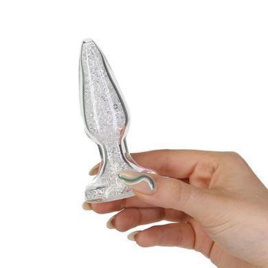 Стеклянная анальная пробка Pillow Talk Fancy Luxurious Glass Anal Plug, ⌀3,1см, вибропуля в подарок SO6833 фото Купить   Pillow Talk (Канада) 1 293 грн