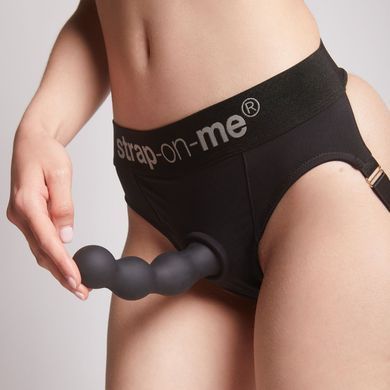 Насадка для страпона Strap-On-Me Dildo Plug Balls Black S SO8991 фото Купити Насадка для страпона Strap-On-Me Dildo Plug Balls Black S  Strap-On-Me (Франція) 1 690 грн