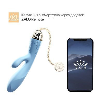 Смартвібратор-кролик Zalo &mdash; Rosalie Royal Blue SO6665 фото Купити Смартвібратор-кролик Zalo &mdash; Rosalie Royal Blue  Zalo (США) 8 056 грн