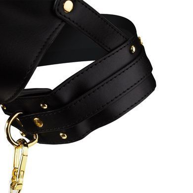 Маска-збруя для мінету з повідцем LOCKINK SEVANDA Blowjob Head Muzzle with Leash, чорна SX0912 фото Купити Маска-збруя для мінету з повідцем LOCKINK SEVANDA Blowjob Head Muzzle with Leash, чорна  LOCKINK (Китай) 2 771 грн