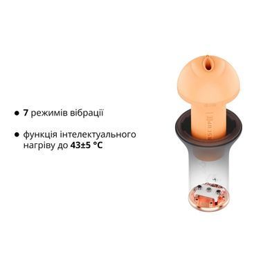 Мастурбатор Otouch INSCUP 1, 7 режимов вибрации, подогрев, вход-вагина, внутренний 4D-канал SO9387 фото Купить   Otouch (Китай) 3 325 грн