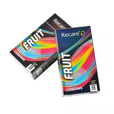 Презервативи Holographic Recare Fruit Flavour Condoms 12 шт, аромати: м'ята, банан, полуниця SX3339 фото Купити Презервативи Holographic Recare Fruit Flavour Condoms 12 шт, аромати: м'ята, банан, полуниця  Recare (Китай) 109 грн