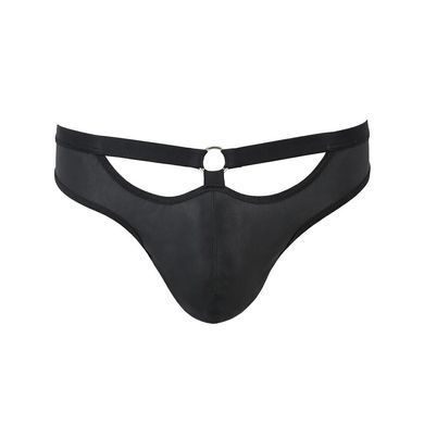Мужские слипы с вырезами Passion 041 SLIP JOE L/XL Black, экокожа, открытые ягодицы SO7594 фото Купить   Passion (Польща) 1 450 грн
