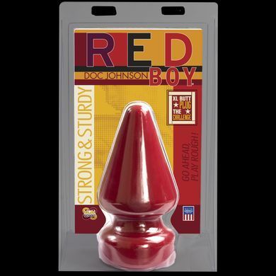 Анальная пробка Doc Johnson Red Boy - XL Butt Plug The Challenge, диаметр 12 см SO1980 фото Купить   Doc Johnson (США) 3 168 грн