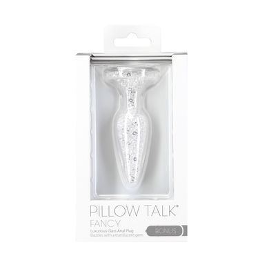 Стеклянная анальная пробка Pillow Talk Fancy Luxurious Glass Anal Plug, ⌀3,1см, вибропуля в подарок SO6833 фото Купить   Pillow Talk (Канада) 1 293 грн
