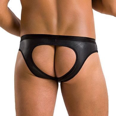 Мужские слипы с вырезами Passion 041 SLIP JOE L/XL Black, экокожа, открытые ягодицы SO7594 фото Купить   Passion (Польща) 1 450 грн