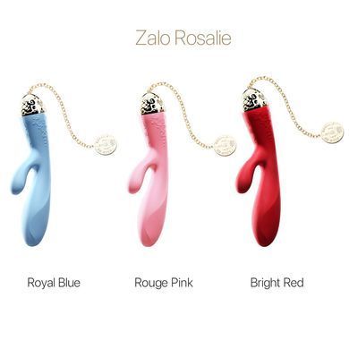 Смартвібратор-кролик Zalo &mdash; Rosalie Royal Blue SO6665 фото Купити Смартвібратор-кролик Zalo &mdash; Rosalie Royal Blue  Zalo (США) 8 056 грн
