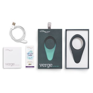 Смарт-виброкольцо под одежду VERGE BY WE-VIBE SLATE, охватывает пенис и мошонку, 10 режимов SO1701 фото Купить   We-Vibe (Канада) 3 233 грн