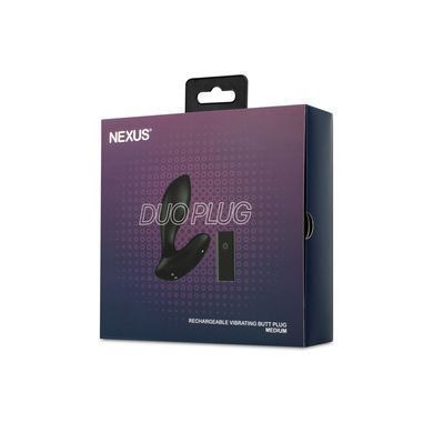Анальна вібропробка Nexus DUO Plug Medium, пульт ДК SX2411 фото Купити Анальна вібропробка Nexus DUO Plug Medium, пульт ДК  Nexus (Великобританія) 3 233 грн