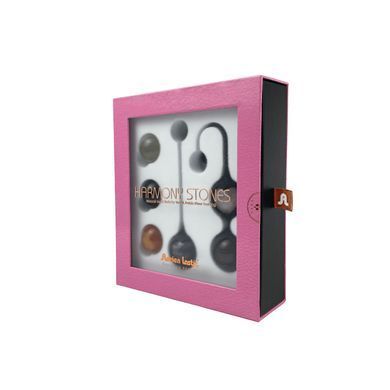 Вагинальные шарики Adrien Lastic Harmony Stones, полудрагоценные камни, диаметр 3 см, 2 держателя SX1272 фото Купить   Adrien Lastic  3 972 грн