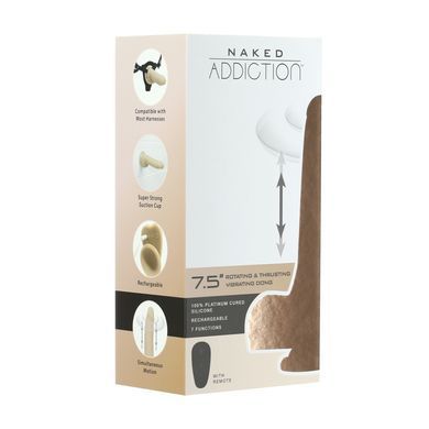Фалоімітатор з ротацією та пульсацією Naked ADDICTION The Freak 7,5&Prime; Rotating & Thrusting Vibrating SO5590 фото Купити Фалоімітатор з ротацією та пульсацією Naked ADDICTION The Freak 7,5&Prime; Rotating & Thrusting Vibrating  ADDICTION  3 917 грн