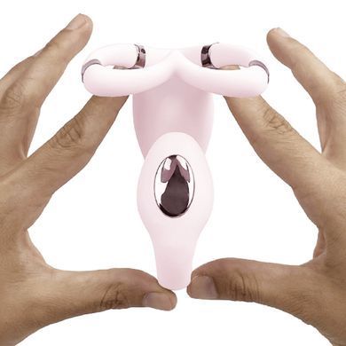 Смарт-вибратор для пар Adrien Lastic Venus + APP, двойной, можно носить под одеждой, 10 режимов SX1283 фото Купить   Adrien Lastic  4 480 грн