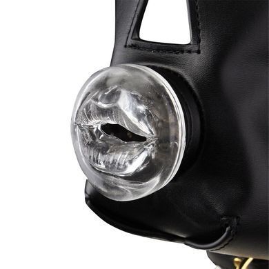 Маска-збруя для мінету з повідцем LOCKINK SEVANDA Blowjob Head Muzzle with Leash, чорна SX0912 фото Купити Маска-збруя для мінету з повідцем LOCKINK SEVANDA Blowjob Head Muzzle with Leash, чорна  LOCKINK (Китай) 2 771 грн
