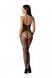 Бодістокінг з плетінням на животику Passion BS100 One Size, black, декоративний шов, з доступом SO8941 фото 2