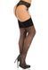 Панчохи зі стразами Leg Avenue Wide Top Rhinestone Sheer Stockings, One Size, чорні, вище коліна SX1064 фото 2
