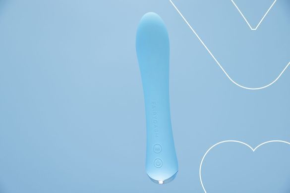 Вибратор с подогревом FairyGasm WowGenie blue, подогрев до 42 &deg;C SX0653 фото Купить   FairyGasm (Польща) 2 771 грн