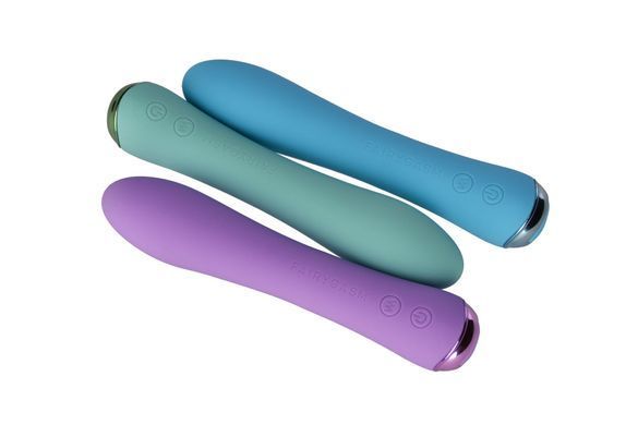 Вибратор с подогревом FairyGasm WowGenie blue, подогрев до 42 &deg;C SX0653 фото Купить   FairyGasm (Польща) 2 771 грн