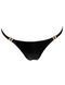 Трусики с мокрым эффектом Noir Handmade P008 Powerwetlook panty with gold clasp, S, на застежках SX0171 фото 4