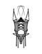 Корсет Obsessive Dominna cupless corset & crotchless thong 2XL/3X SX3563 фото 5