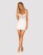 Сорочка Obsessive Amor Blanco underwire chemise & thong white S/M SX1126 фото 1
